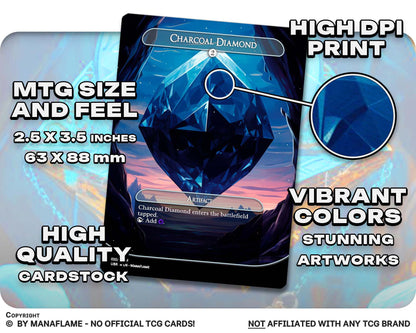 Blue Black Mana Rocks Set (A)