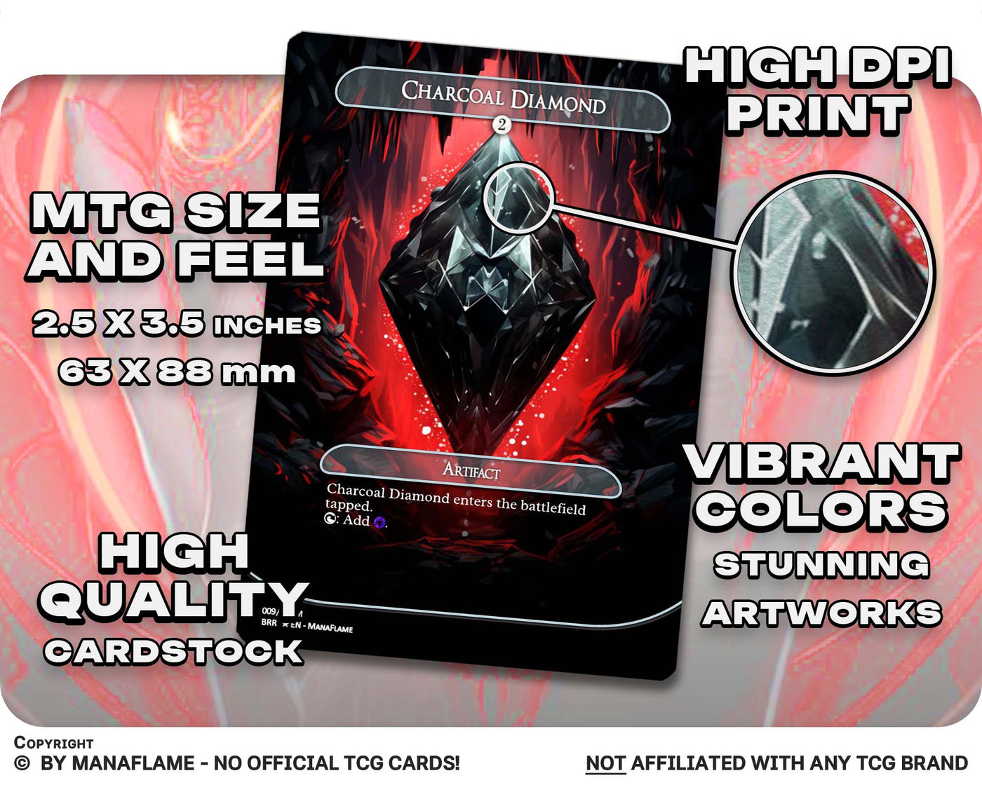 Black Red Mana Rocks Set (A)