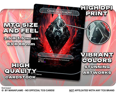 Black Red Mana Rocks Set (A)