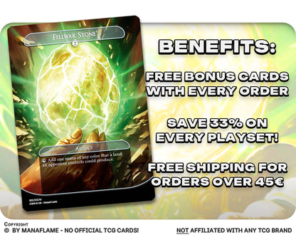 Green White Mana Rocks Set (A)