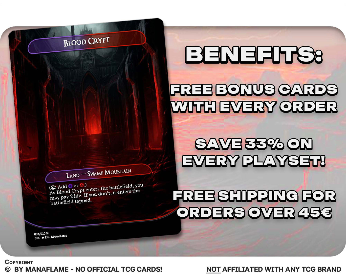 Black Red Lands Set (A)
