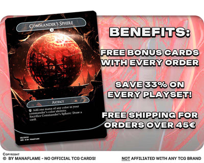 Black Red Mana Rocks Set (A)