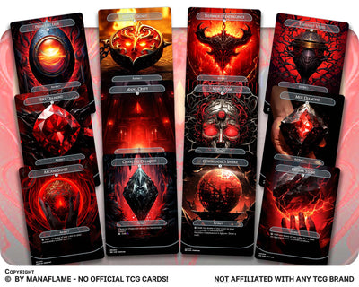 Black Red Mana Rocks Set (A)