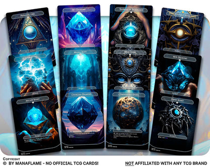 Blue Black Mana Rocks Set (A)