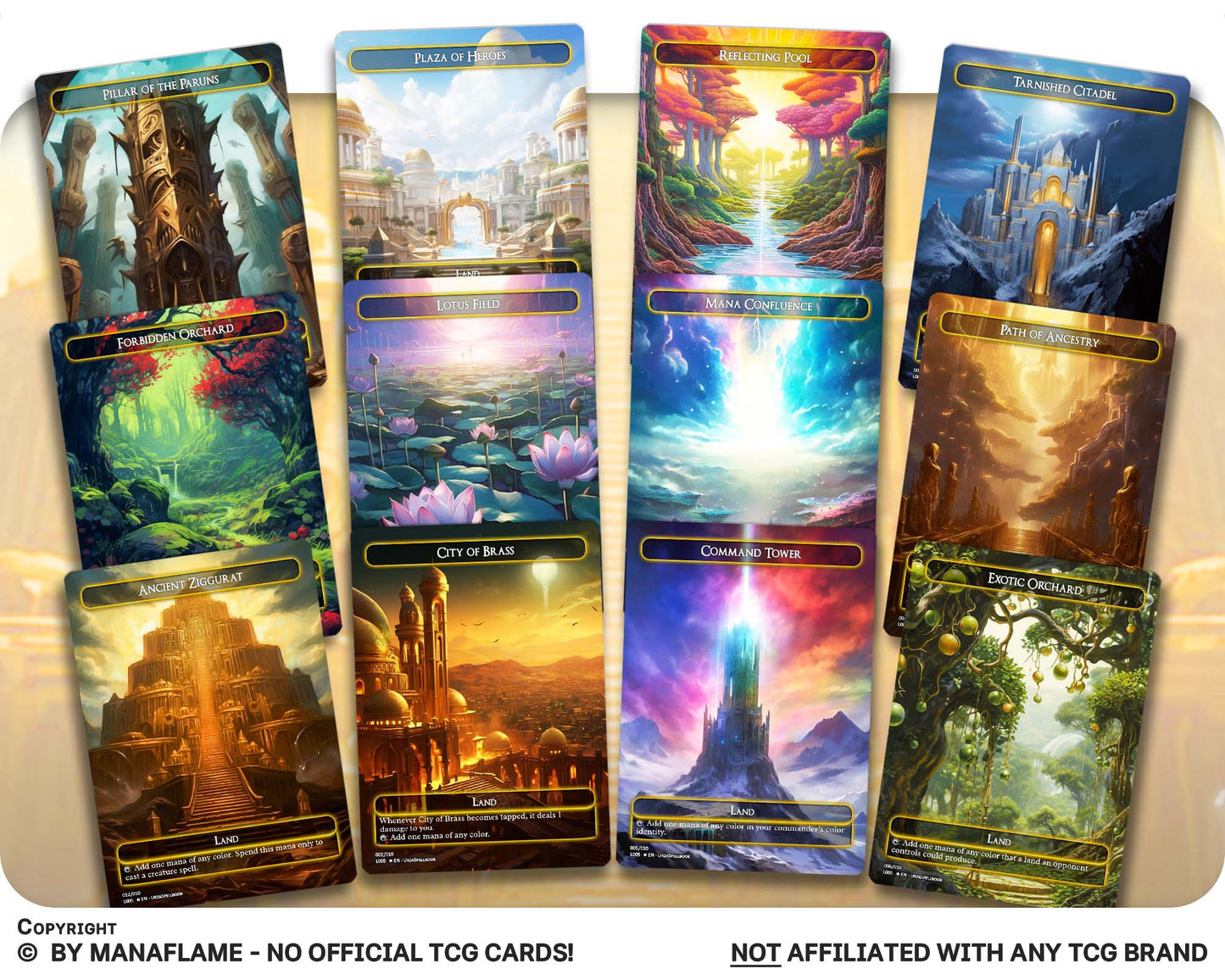 5 Color Lands Set (A)