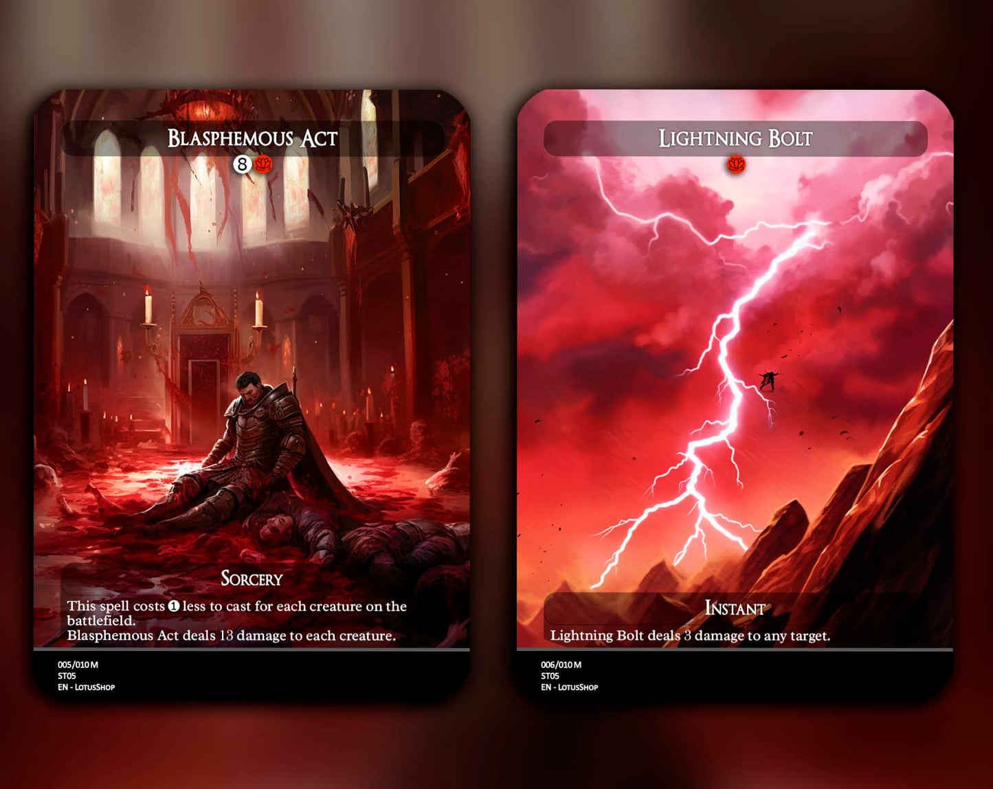 Red Staples Set (A)