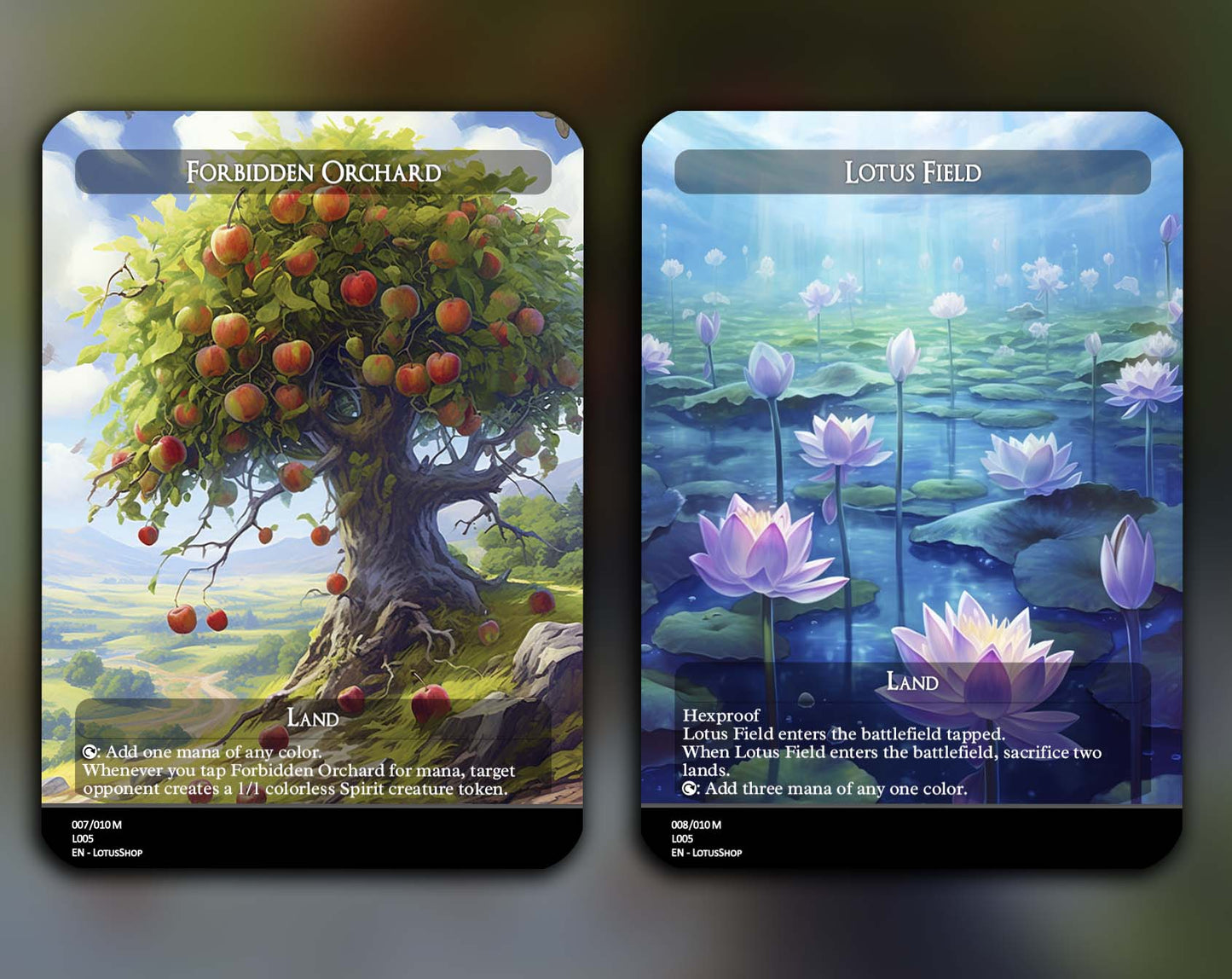 5 Color Lands Set (A)