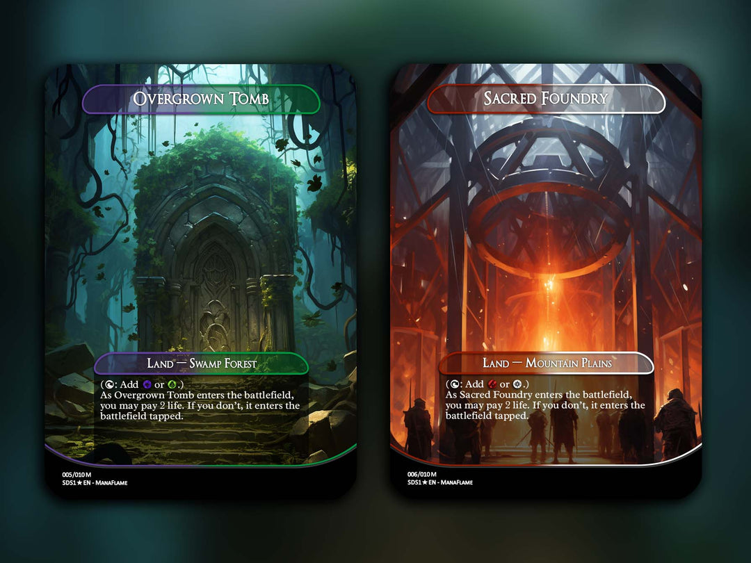 【公式】アクセサリーの激安通販 Lands Shock Dual Set Manaflame – マジック：ザ・ギャザリング