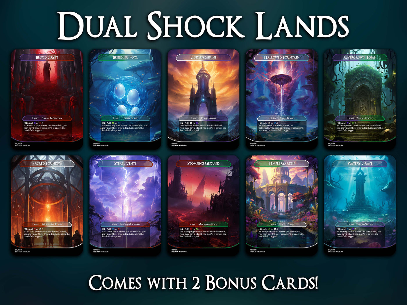 Dual Shock Lands Set