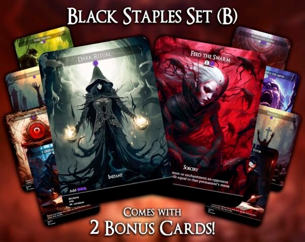 Black Staples Set (B)