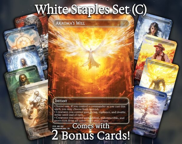 White Staples Set (C)
