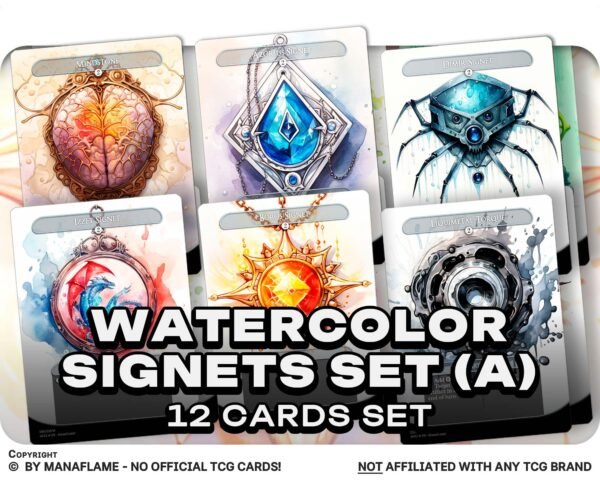 Watercolor Signets Set (A)