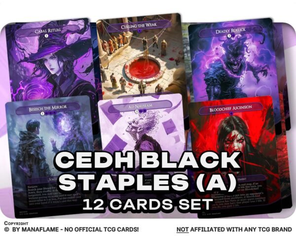 cEDH Black Staples Set (A)