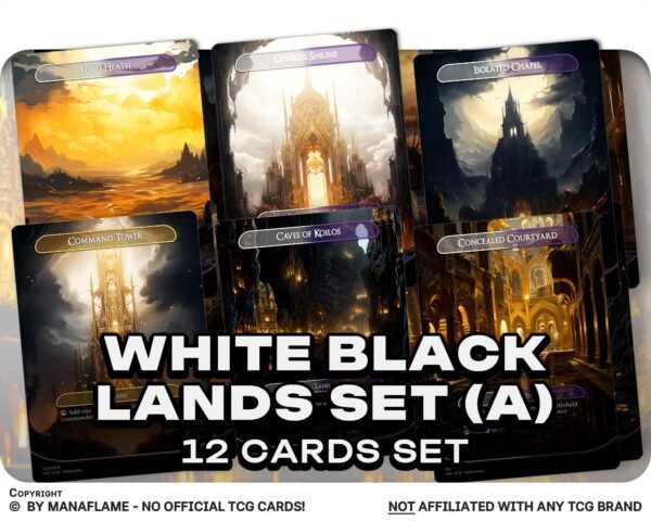 White Black Lands Set (A)