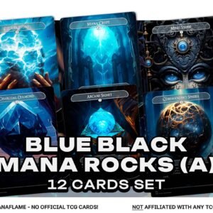 Blue Black Mana Rocks Set (A)