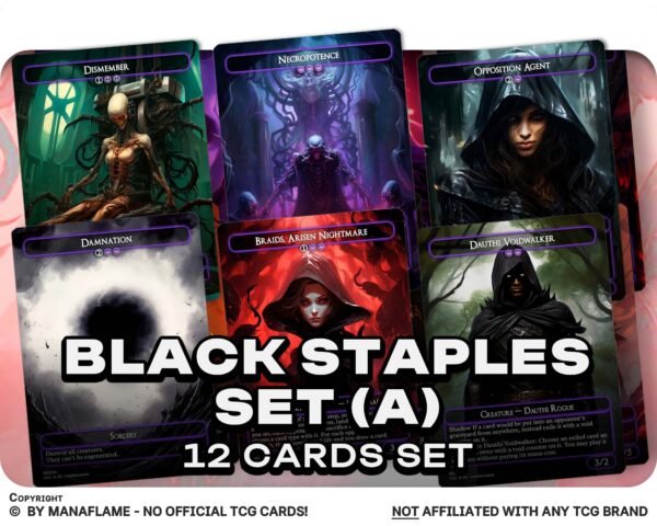 Black Staples Set (A)