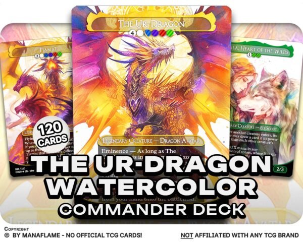The Ur-Dragon Watercolor EDH
