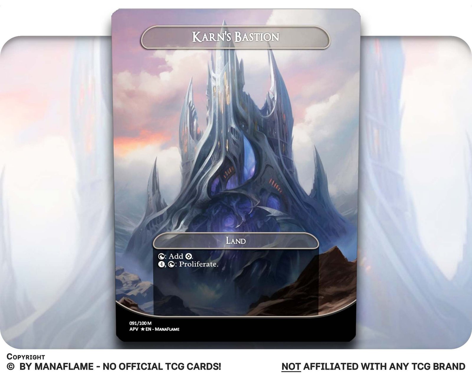Karn's Bastion Foil Promo – MTG Magic Lightly Played – French Card