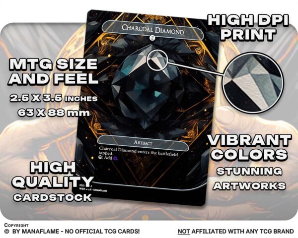 White Black Mana Rocks Set (A) - Image 2
