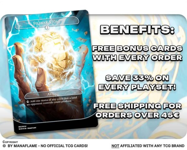 White Blue Mana Rocks Set (A) - Image 3