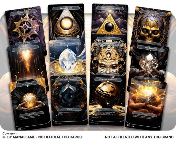White Black Mana Rocks Set (A) - Image 4