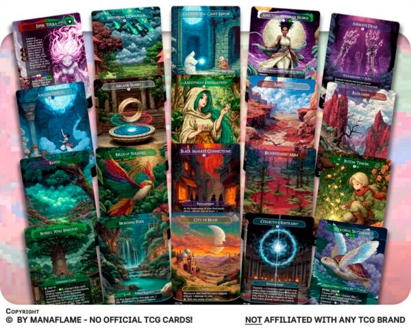 Terra Pixel Art Enchantress EDH - Image 4